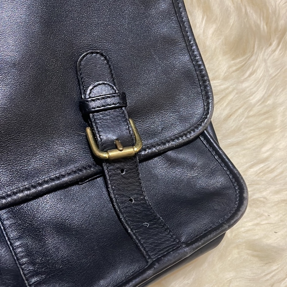 Authentic Leather Coach Messenger Bag - Picture 6 of 10